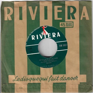 EDDY BARCLAY O'Cangaceiro  Quelque Part Sur La Terre 1955 Jukebox Riviera 45T - Picture 1 of 4