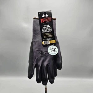 Guantes de Trabajo Kinco Grandes #1888 Nylon/Spandex Tejido Shell y Microespuma Nitrilo Palma - Imagen 1 de 5