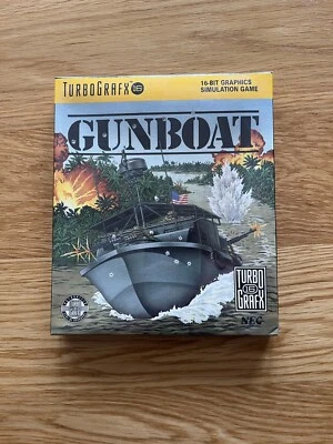 GUNBOAT NEC TURBOGRAFX BRAND NEW SEALED! Turbo Duo Express Turbo Grafx PC Engine - Image 1 of 4