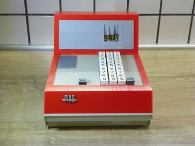 Soviet Union Era! Vtg 70s Rare Red Cash Register toy "PIKO" Made in East Germany - Image 1 of 4