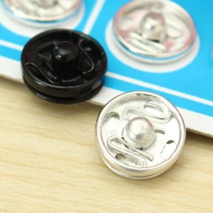 50 Pairs/set Diy Stainless Steel Stud Fasteners Metal Press Button Snap Buttons - Picture 1 of 12