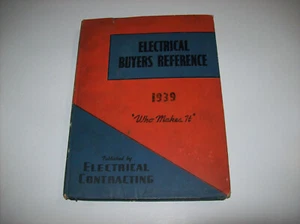 Elektro Contracting Elektro Käufer Referenz 1939, alte Anzeigen, x - Bild 1 von 16