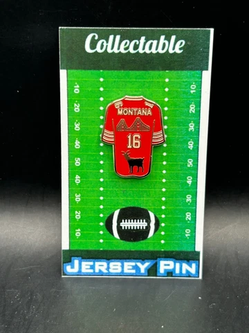 San Francisco 49ers Joe Montana jersey lapel pin-Collectible Bridge Collection Cover