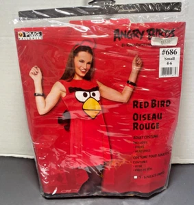 Women's Angry Birds Red Bird Halloween Costume Size Small (4-6) Paper Magic 2012 - Picture 1 of 5