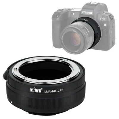 KIWIFOTOS Lens Mount Adapter for Nikon F Mount Lenses to Canon RF Mount Body Canon R RP