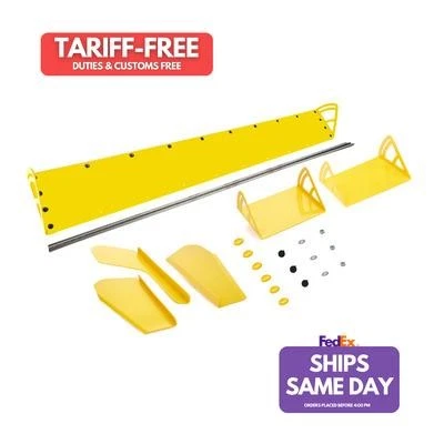 Dominator Race 920-YE, Kit Yellow Plastic Plastic Spoiler 8X72In Lm Yellow Perfo Foto 1 de 4