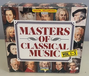 Masters of Classical Music (5 CD Box Set, 1989 Laserlight) Vol. 1-5 - Imagen 1 de 6