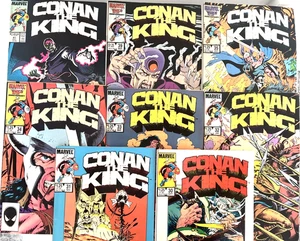 CONAN THE KING. NUMBER'S 30-35, 39. 41. (8 ISSUE 1985-1987 LOT). MARVEL COMICS - Picture 1 of 24