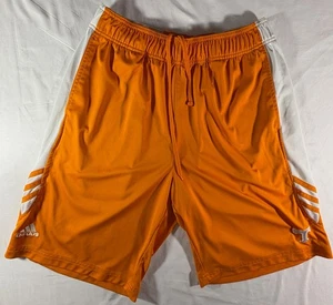 Pantalones Cortos para Hombre Tennessee Volunteers Adidas Climalite Grandes Naranja/Blanco Lateral - Imagen 1 de 9
