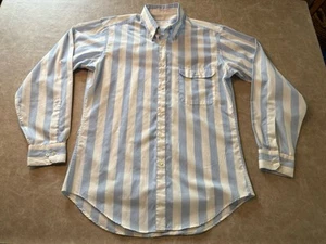 Vtg HENRY GRETHEL Shirt Men's Medium Plaid Checkered Button Up 15 1/2 32/33 - Picture 1 of 5