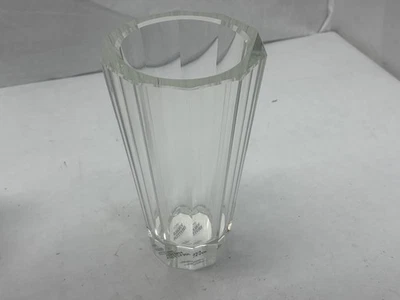 Jarrón Williams Sonoma Hogar Cristal Facetado 9" Moderno Vidrio Mesa Decoración Elegante Gi Foto 1 de 4