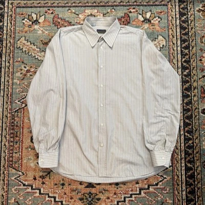 Oscar de La Renta Pour Homme Men’s Button up Dress Shirt Size 16.5-42 Italy Made - Image 1 of 4