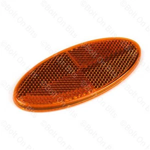 HELLA Amber OVAL Side Reflector 102mmx45mm Bessacarr E442 E454 E496 E799 - Picture 1 of 4