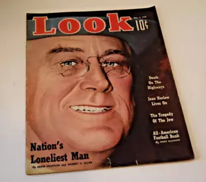 Vintage December 6, 1938 Look Magazine Special - FDR on Cover - Picture 1 of 4