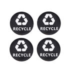  4 PCS Recycle Stickers for Car Waterproof Trash Can Recyclable