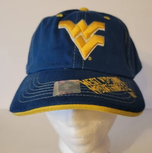 Gorra ajustable West Virginia University Mountaineers WVU NCAA azul (NUEVA) - Imagen 1 de 16