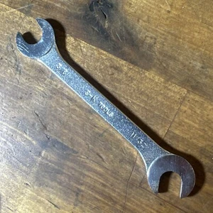 SK Tools 3/8” x 11/32” SAE Open End Angle Wrench I-2422 Made In USA - Picture 1 of 13