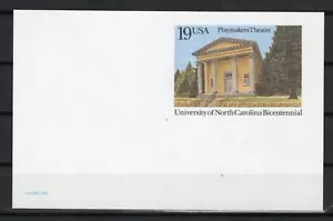 B455- Scott #UX170 Playmakers Theatre 1993 postal card 19c unused - Picture 1 of 1