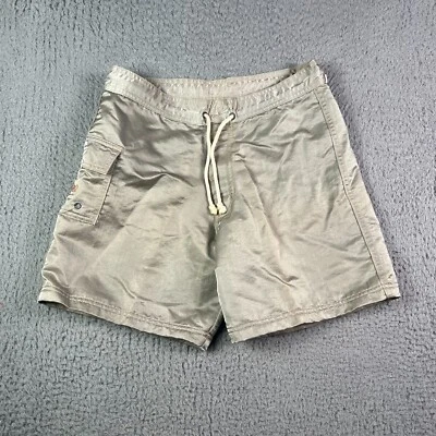 Vintage Mossimo Shorts Mens Small Brown Nylon Board Swim 90s Surf Made in USA - Image 1 of 4