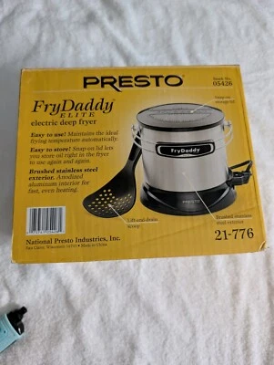 Fritadeira elétrica Presto FryDaddy Elite 05426 4 xícaras - Imagem 1 de 3
