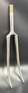 1983 Vintage COLNAGO Columbus Fork 1" Threaded 158mm Steerer 50mm Rake FAIR USED - Picture 1 of 18