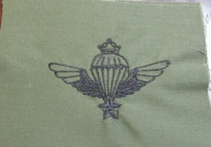 PARCHE DEL EJÉRCITO, INSIGNIA COSER, insignia de paracaídas años 60, Irán - Imagen 1 de 1