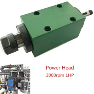 ER16 Drilling Power Head 3000rpm 1HP Belt Spindle Milling 4 Bearings Cutting - Picture 1 of 6