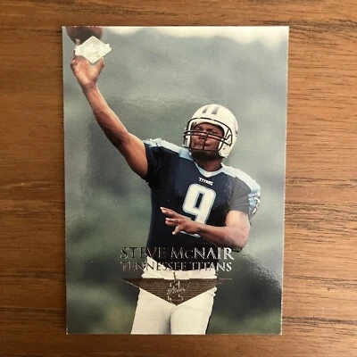 Steve McNair #144 Tennessee Titans 1999 Collector's Edge primer lugar Foto 1 de 2