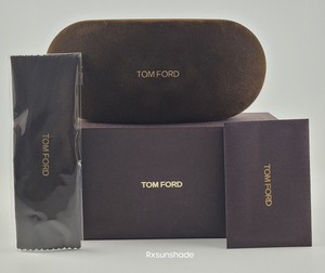 Tom Ford Glasses Case with Box, Cleaning Cloth, Authenticity Card and Envelope