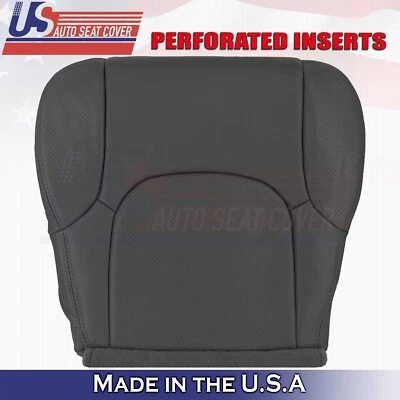 Кожаный чехол на сиденье со стороны водителя передний для Nissan Frontier 2005–2021 годов выпуска черный - Изображение 1 из 4