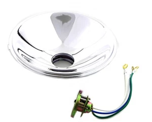 Faro reflector y enchufe Harley Davidson WL UL VL EL FL VT 49-0286 - Imagen 1 de 3