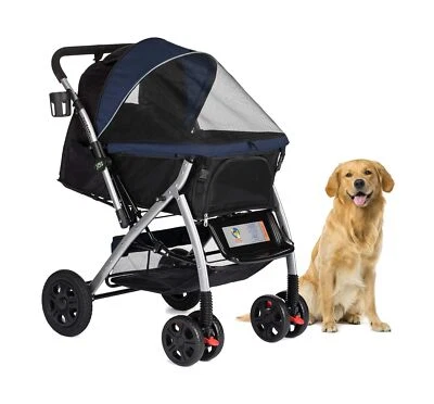 HPZ Pet Rover Premium Heavy Duty Dog/Cat/Pet Stroller Travel Carriage With Co... - Image 1 of 4