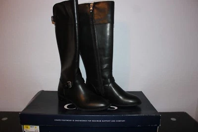 BOTAS MUJER CHAPS NEGRAS GEN-BO-CSL MEDIA PANTORRILLA - TALLA EE. UU. 6.5B NUEVAS EN CAJA aspecto nítido  Foto 1 de 4