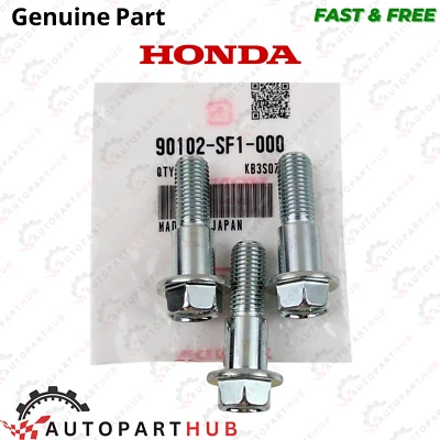 Pernos de medio eje intermedio originales OEM Honda Acura K20 K24 90102-SF1-000 3 piezas Foto 1 de 4