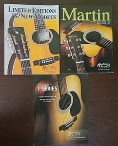 Lot 3 C F Martin Acoustic Guitars-Catalog/Brochure 2009 Price List-1-Series - Bild 1 von 3