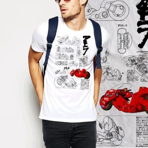 Cyber Punk T-Shirt Akira Tetsuo Neo Tokyo Science Fiction Cyborg Anime Motorrad - Bild 1 von 1