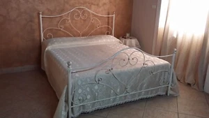 Letto matrimoniale in ferro battuto Sogno - Foto 1 di 8
