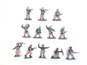Lone Star WWII Britische Spielzeugsoldaten bemalte Plastikfiguren x12 Posen L23 - Bild 1 von 8