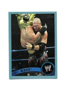 2011 TOPPS WWE KANE BLUE PARALLEL WRESTLING CARD #67 2011 MADE - Foto 1 di 1