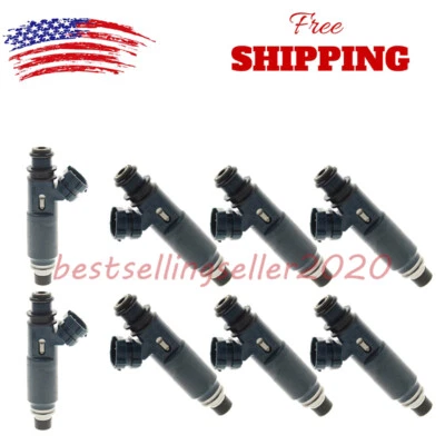 Juego de 8 inyectores de combustible 2325050040 para Toyota 4Runner Lexus GX470 LX470 1998-2005 Foto 1 de 4