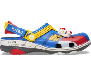 NUEVO ZUECO TODO TERRENO CROCS X GUNDAM 'RX-78-2' Hombre Talla 8 W 10 210128-0DA - Imagen 1 de 7