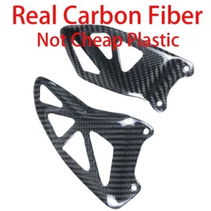 Fibra de carbono real para 2017-2025 GSXR1000/R clavija talón placa protector reposapiés - Imagen 1 de 3