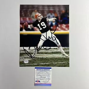 BERNIE KOSAR Autographed Signed 8x11 PHOTO CLEVELAND BROWNS QUARTERBACK PSA - Picture 1 of 6