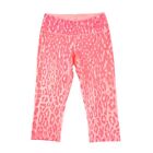 Z by Zella Pink Leopard Print Capri Leggings Womens Small S Pull On