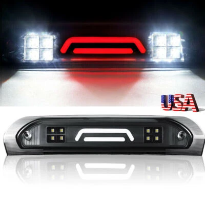Smoked LED 3rd Tail Lights Brake Lamps For 2002-2009 Dodge Ram 1500 2500 3500 US - Image 1 of 4