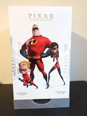 Figura Increíbles 2 Exclusiva de Disney Store Dash Violet Mr Incredible NUEVA Foto 1 de 4
