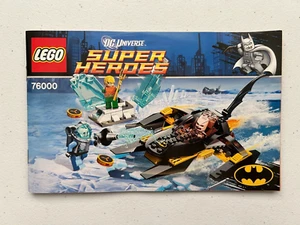 LEGO DC Comics: Arctic Batman vs Mr Freeze: Aquaman of Ice (76000) instructions - Picture 1 of 2