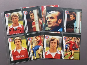BAYERN MÜNCHEN 1977/78 Konvolut signed 11 Fotos 10x13+Zugabe 11 Autogramme (168) - Bild 1 von 5