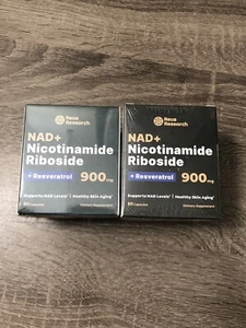 Reus Research NAD+ 2 Pack Liposomal Nicotinamide Riboside 900 mg Exp 11/2026 - Picture 1 of 5