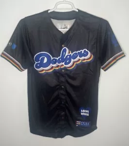 2024 Los Angeles Dodgers Pride Night Trikot Größe Small 100 % Polyester ungetragen - Bild 1 von 4